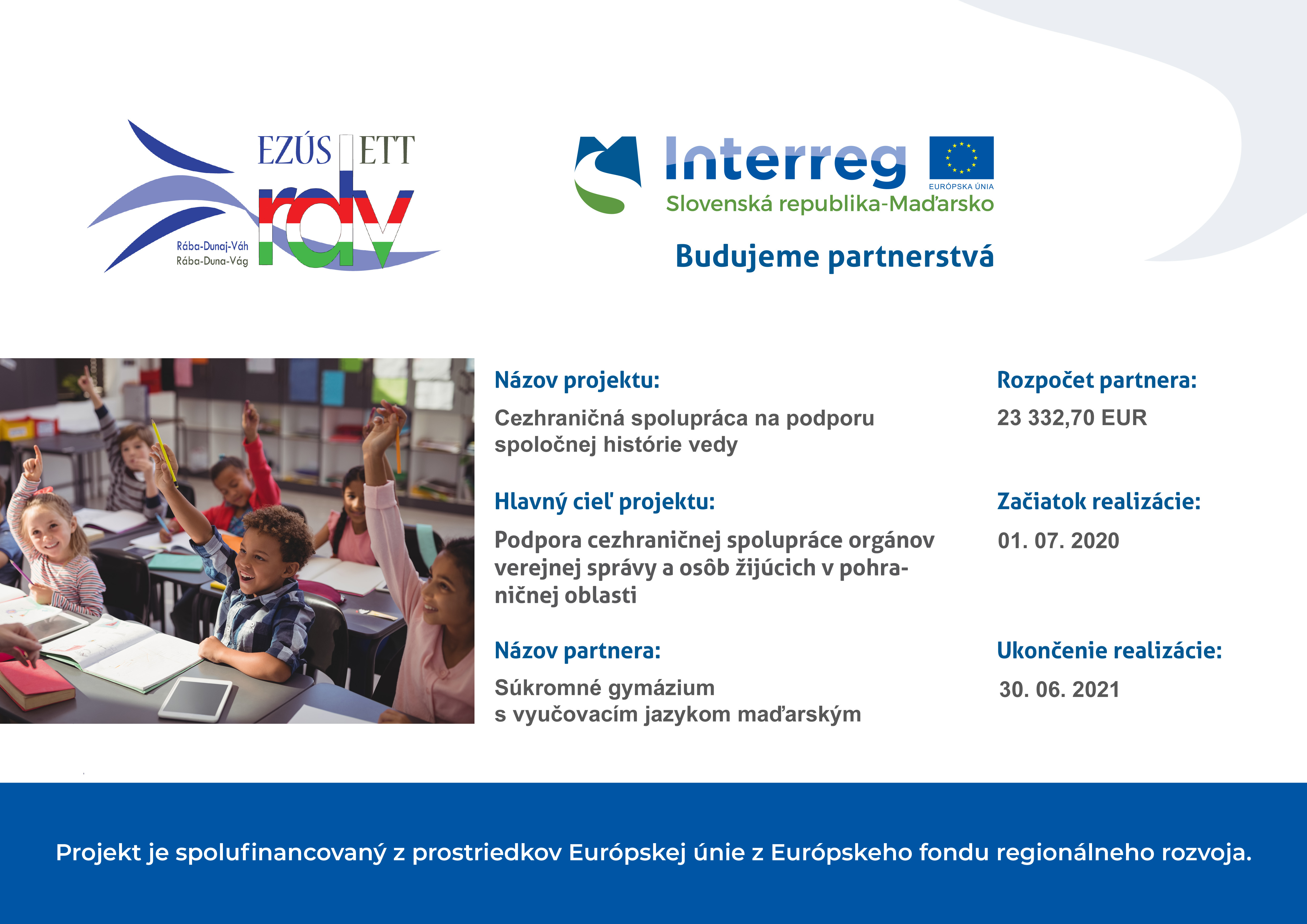 Interreg pályázat